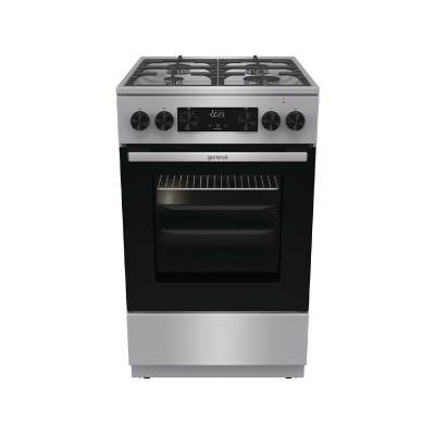 Плита Gorenje комбінована, 70л, 50x60см, дисплей, чавун, нерж (GKS5C70HXF) Плита Gorenje комбінована, 70л, 50x60см, дисплей, чавун, нерж (GKS5C70HXF)