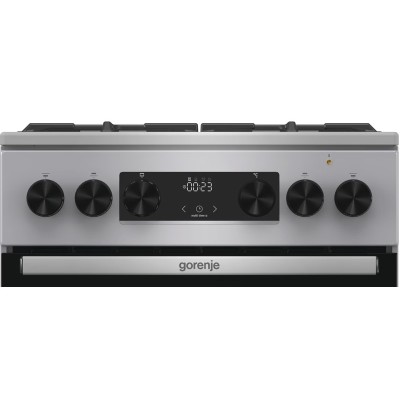Плита Gorenje комбінована, 70л, 50x60см, дисплей, чавун, нерж (GKS5C70HXF) Плита Gorenje комбінована, 70л, 50x60см, дисплей, чавун, нерж (GKS5C70HXF)