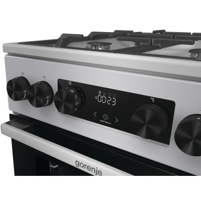 Плита Gorenje комбінована, 70л, 50x60см, дисплей, чавун, нерж (GKS5C70HXF) Плита Gorenje комбінована, 70л, 50x60см, дисплей, чавун, нерж (GKS5C70HXF)