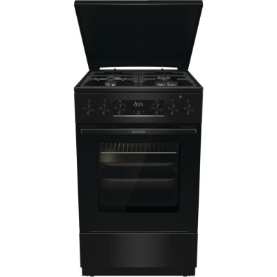 Плита Gorenje комбінована, 70л, 50x60см, дисплей, чавун, чорний (GK5C42BF)