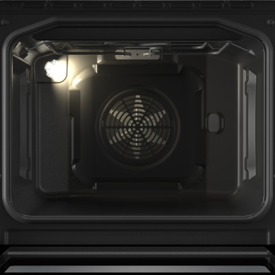 Плита Gorenje комбінована, 71л, 60x60см, дисплей, IconLed, чавун, білий (GK6C5WF)