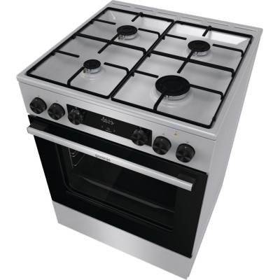 Плита Gorenje комбінована, 71л, 60x60см, дисплей, емальовані реш, програматор IconLed,нерж (GKS6C70XJ) Плита Gorenje комбінована, 71л, 60x60см, дисплей, емальовані реш, програматор IconLed,нерж (GKS6C70XJ)