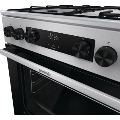 Плита Gorenje комбінована, 71л, 60x60см, дисплей, емальовані реш, програматор IconLed,нерж (GKS6C70XJ) Плита Gorenje комбінована, 71л, 60x60см, дисплей, емальовані реш, програматор IconLed,нерж (GKS6C70XJ)