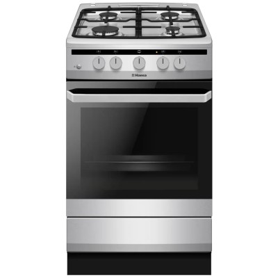 Плита Hansa газова, 60л, 50x60см, чавун, нерж (FCGX53021) Плита Hansa газова, 60л, 50x60см, чавун, нерж (FCGX53021)