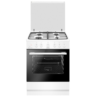 Плита Hansa газова, 71л, 60x60см, конвекція, чавун, білий (FCGW63193) Плита Hansa газова, 71л, 60x60см, конвекція, чавун, білий (FCGW63193)