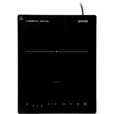Плитка настільна Gorenje індукційна, конфорок - 1 на 2кВт, керування - сенсорне, таймер, чорний (ICR2000SP) Плитка настільна Gorenje індукційна, конфорок - 1 на 2кВт, керування - сенсорне, таймер, чорний (ICR2000SP)