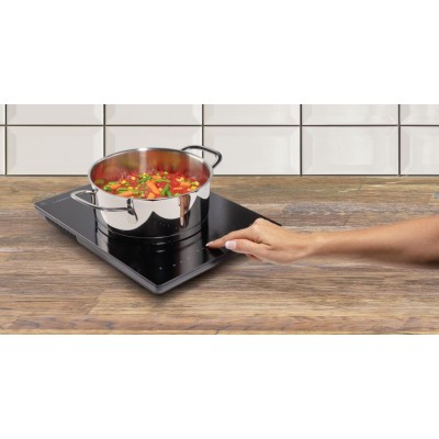 Плитка настільна Gorenje індукційна, конфорок - 1 на 2кВт, керування - сенсорне, таймер, чорний (ICR2000SP) Плитка настільна Gorenje індукційна, конфорок - 1 на 2кВт, керування - сенсорне, таймер, чорний (ICR2000SP)