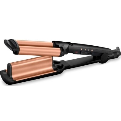 Плойка Babyliss, гофре , 85Вт, темп.режимів-3, 160-210С, природні хвилі, кераміка, турмалін , чорний (W2447E)