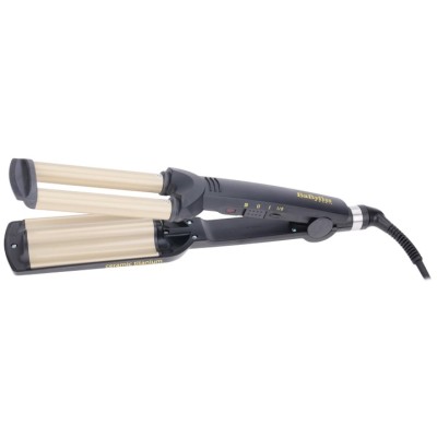 Плойка Babyliss, гофре , темп.режимів-3, 160-200С, природні хвилі, кераміка, чорний (C260E) Плойка Babyliss, гофре , темп.режимів-3, 160-200С, природні хвилі, кераміка, чорний (C260E)