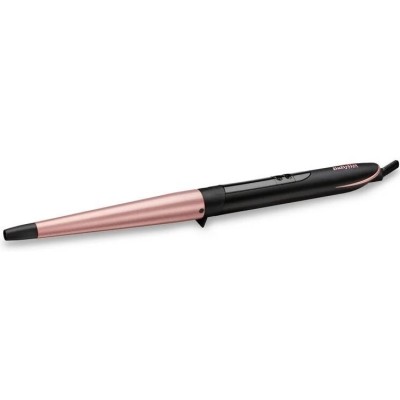 Плойка Babyliss, конусна, 64Вт, темп.режимів-6, D -13-25mm, 160-210С, кераміка, чорно-золотий (C454E)