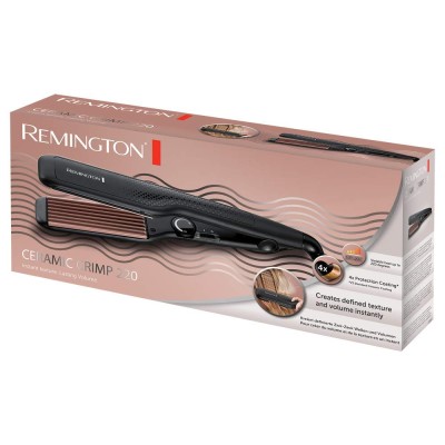 Плойка Remington Ceramic Crimp 220, гофре , 54Вт, 150-220С, кераміка, чорний (S3580) Плойка Remington Ceramic Crimp 220, гофре , 54Вт, 150-220С, кераміка, чорний (S3580)