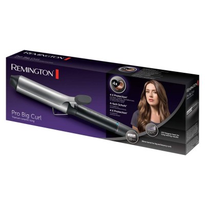 Плойка Remington Pro Big Curl, 56Вт, темп.режимів-8, D-38mm, 140-210С, кераміка, чорний (CI5538) Плойка Remington Pro Big Curl, 56Вт, темп.режимів-8, D-38mm, 140-210С, кераміка, чорний (CI5538)