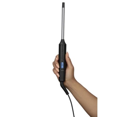 Плойка Remington Pro Tight Curl Wand, 25Вт, темп.режимів-10, D-10mm, 130-220С, дисплей, кераміка, турмалін , сіро-чорний (CI6X10