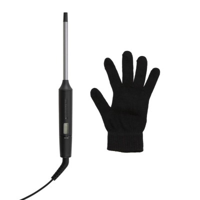 Плойка Remington Pro Tight Curl Wand, 25Вт, темп.режимів-10, D-10mm, 130-220С, дисплей, кераміка, турмалін , сіро-чорний (CI6X10