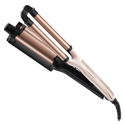 Плойка Remington ProLuxe 4-в-1, для хвиль, 90Вт, темп.режимів-5, D-15mm, 150-210С, кераміка, біло-золотий (CI91AW) Плойка Remington ProLuxe 4-в-1, для хвиль, 90Вт, темп.режимів-5, D-15mm, 150-210С, кераміка, біло-золотий (CI91AW)