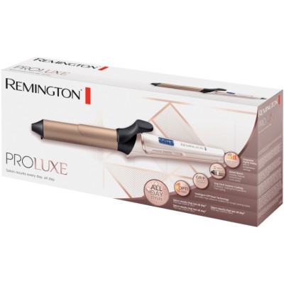 Плойка Remington ProLuxe, 54Вт, темп.режимів-11, D -32mm, 120-210С, дисплей, кераміка, рожево- золотий (CI9132)
