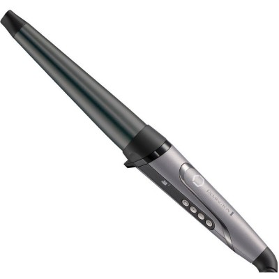 Плойка Remington ProLuxe, конусна, темп.режимів-9, D-19-32mm, 130-210С, кераміка, сріблястий (CI98X8) Плойка Remington ProLuxe, конусна, темп.режимів-9, D-19-32mm, 130-210С, кераміка, сріблястий (CI98X8)