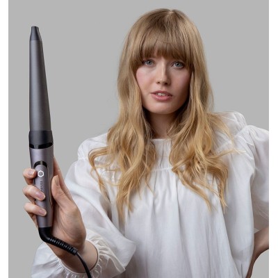 Плойка Remington ProLuxe, конусна, темп.режимів-9, D-19-32mm, 130-210С, кераміка, сріблястий (CI98X8) Плойка Remington ProLuxe, конусна, темп.режимів-9, D-19-32mm, 130-210С, кераміка, сріблястий (CI98X8)