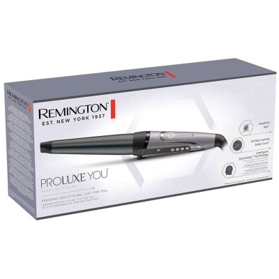 Плойка Remington ProLuxe, конусна, темп.режимів-9, D-19-32mm, 130-210С, кераміка, сріблястий (CI98X8) Плойка Remington ProLuxe, конусна, темп.режимів-9, D-19-32mm, 130-210С, кераміка, сріблястий (CI98X8)