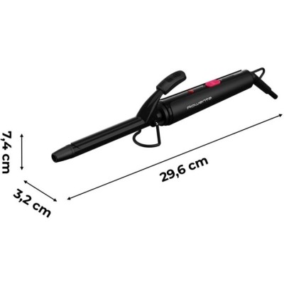 Плойка Rowenta Curling Tong, 25Вт, темп.режимів-1, D -16mm, >180С, кераміка, чорний (CF2133F0) Плойка Rowenta Curling Tong, 25Вт, темп.режимів-1, D -16mm, >180С, кераміка, чорний (CF2133F0)