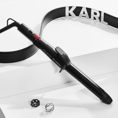 Плойка Rowenta x Karl Lagerfeld Curling Tong, 47Вт, D -25mm, >200С, кераміка, турмалін, чорний (CF321LF0) Плойка Rowenta x Karl Lagerfeld Curling Tong, 47Вт, D -25mm, >200С, кераміка, турмалін, чорний (CF321LF0)