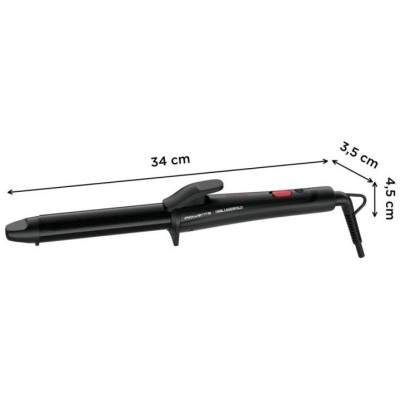Плойка Rowenta x Karl Lagerfeld Curling Tong, 47Вт, D -25mm, >200С, кераміка, турмалін, чорний (CF321LF0) Плойка Rowenta x Karl Lagerfeld Curling Tong, 47Вт, D -25mm, >200С, кераміка, турмалін, чорний (CF321LF0)