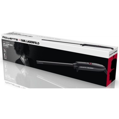 Плойка Rowenta x Karl Lagerfeld Curls Forever, 25Вт, темп.режимів-1, D -10mm, >180С, турмалін, чорний (CF311LF0) Плойка Rowenta x Karl Lagerfeld Curls Forever, 25Вт, темп.режимів-1, D -10mm, >180С, турмалін, чорний (CF311LF0)