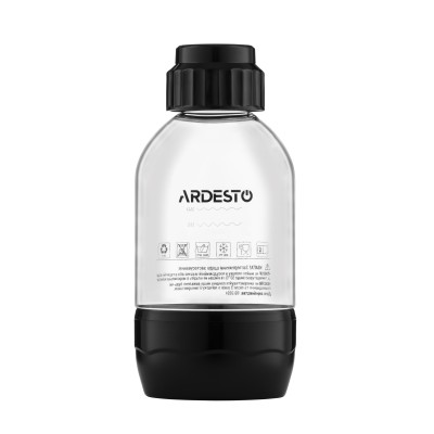 Пляшка для сифону Ardesto 0,6л, пластик, прозорий Пляшка для сифону Ardesto 0,6л, пластик, прозорий