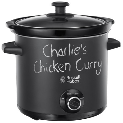 Повільноварка Russell Hobbs ChalkBoard, 200Вт, чаша-3.5л, механічне керув., нерж. сталь, чорний (24180-56) Повільноварка Russell Hobbs ChalkBoard, 200Вт, чаша-3.5л, механічне керув., нерж. сталь, чорний (24180-56)