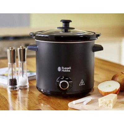 Повільноварка Russell Hobbs ChalkBoard, 200Вт, чаша-3.5л, механічне керув., нерж. сталь, чорний (24180-56) Повільноварка Russell Hobbs ChalkBoard, 200Вт, чаша-3.5л, механічне керув., нерж. сталь, чорний (24180-56)