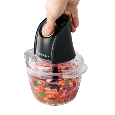 Подрібнювач Russell Hobbs Desire Matte Charcoal, 200Вт, чаша-500мл, скло, корпус-пластик, чорний Подрібнювач Russell Hobbs Desire Matte Charcoal, 200Вт, чаша-500мл, скло, корпус-пластик, чорний