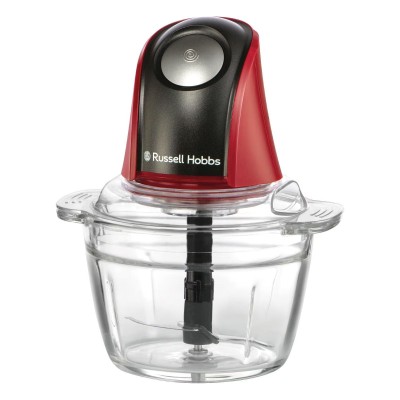 Подрібнювач Russell Hobbs Desire Red, 200Вт, чаша-500мл, скло, корпус-пластик, червоний Подрібнювач Russell Hobbs Desire Red, 200Вт, чаша-500мл, скло, корпус-пластик, червоний