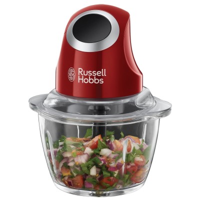 Подрібнювач Russell Hobbs Desire, 200Вт, чаша-1000мл, скло, корпус-пластик, червоний (24660-56)