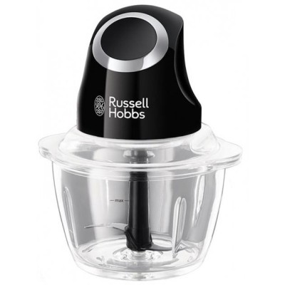 Подрібнювач Russell Hobbs Matte Black, 200Вт, чаша-500мл, скло, корпус-пластик, чорний Подрібнювач Russell Hobbs Matte Black, 200Вт, чаша-500мл, скло, корпус-пластик, чорний