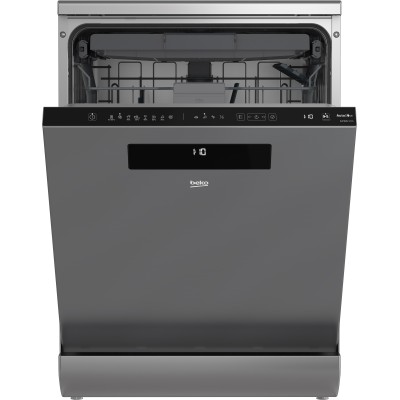 Посудомийна машина Beko, 15компл., A++, 60см, дисплей, нерж (DEN48520XAD)