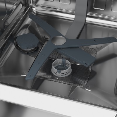 Посудомийна машина Beko, 15компл., A++, 60см, дисплей, нерж (DEN48520XAD)