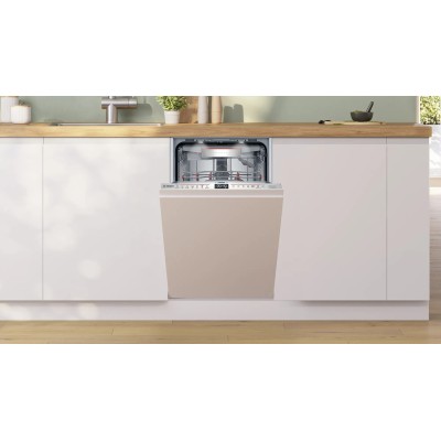 Посудомийна машина Bosch вбудована, 10компл., A+, 45см, дисплей, 3й кошик, Zeolith, білий (SPV6ZMX65K) Посудомийна машина Bosch вбудована, 10компл., A+, 45см, дисплей, 3й кошик, Zeolith, білий (SPV6ZMX65K)