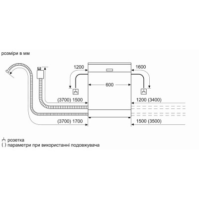 Посудомийна машина Bosch вбудована, 12компл., A+, 60см, білий (SMV2ITX14K) Посудомийна машина Bosch вбудована, 12компл., A+, 60см, білий (SMV2ITX14K)