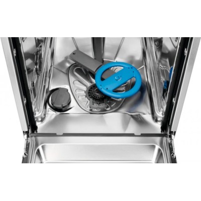 Посудомийна машина Electrolux вбудована, 10компл., A++, 45см, дисплей, інвертор, 3й кошик, чорний (ETM43211L) Посудомийна машина Electrolux вбудована, 10компл., A++, 45см, дисплей, інвертор, 3й кошик, чорний (ETM43211L)