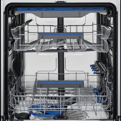 Посудомийна машина Electrolux вбудована, 14компл., A+++, 60см, дисплей, інвертор, 3й кошик, чорний (EES948300L) Посудомийна машина Electrolux вбудована, 14компл., A+++, 60см, дисплей, інвертор, 3й кошик, чорний (EES948300L)