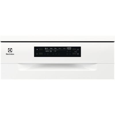 Посудомийна машина Electrolux, 14компл., A+++, 60см, дисплей, інвертор, 3й кошик, білий (SEM94830SW)