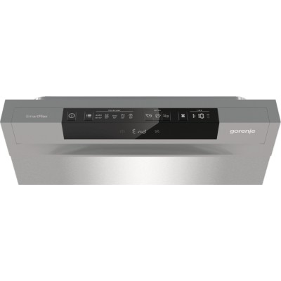Посудомийна машина Gorenje, 11компл., A+++, 45см, дисплей, 3 кошика, AquaStop, Інвертор, сірий (GS541D10X)