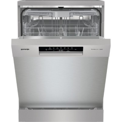 Посудомийна машина Gorenje, 16компл., A+++, 60см, дисплей, 3 кошика, AquaStop, сірий (GS643D90X)
