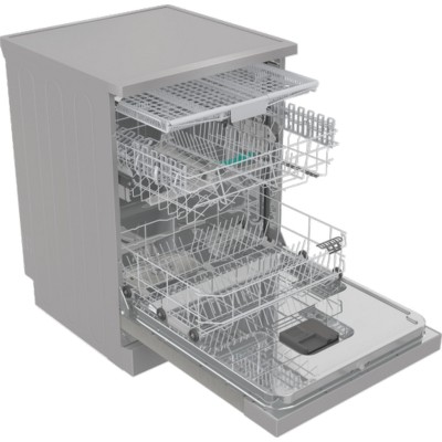 Посудомийна машина Gorenje, 16компл., A+++, 60см, дисплей, 3 кошика, AquaStop, сірий (GS643D90X)