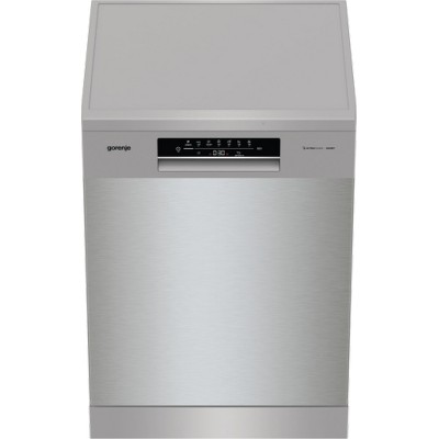Посудомийна машина Gorenje, 16компл., A+++, 60см, дисплей, 3 кошика, AquaStop, сірий (GS643D90X)
