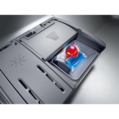 Посудомийна машина Siemens вбудована, 10компл., A+++, 45см, дисплей, 3й кошик, Zeolith, білий (SR65ZX65MK) Посудомийна машина Siemens вбудована, 10компл., A+++, 45см, дисплей, 3й кошик, Zeolith, білий (SR65ZX65MK)