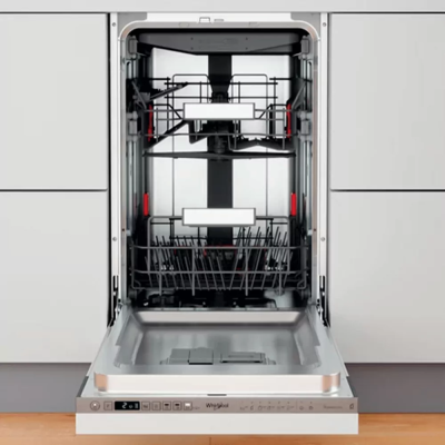 Посудомийна машина Whirlpool вбудована, 10компл., A+++, 45см, дисплей, інвертор, 3й кошик, білий (WSIO3O34PFEX) Посудомийна машина Whirlpool вбудована, 10компл., A+++, 45см, дисплей, інвертор, 3й кошик, білий (WSIO3O34PFEX)