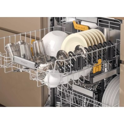 Посудомийна машина Whirlpool вбудована, 14компл., A+++, 60см, дисплей, 3й кошик, білий (W8IHP42L)