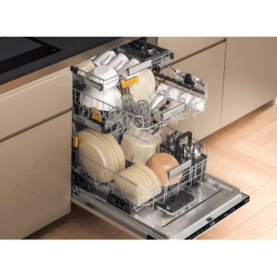 Посудомийна машина Whirlpool вбудована, 14компл., A+++, 60см, дисплей, 3й кошик, білий (W8IHT58T)
