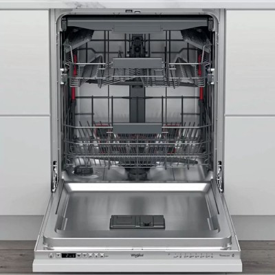 Посудомийна машина Whirlpool вбудована, 14компл., A+++, 60см, дисплей, 3й кошик, білий (WIC3C34PFES)
